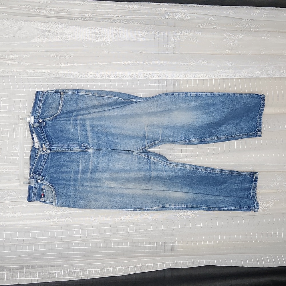 Vintage Y2K Oversize Tommy Jeans Women's Distressed Denim Jeans Sz20